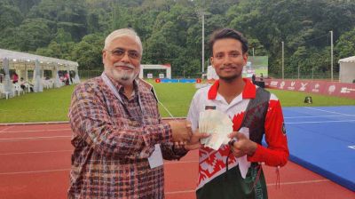 এশিয়ান কাপ আর্চ্যারিতে সোনা জিতলেন বাংলাদেশের আলিফ
