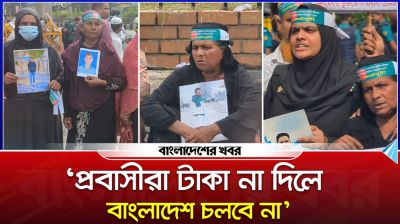 ‘প্রবাসীরা টাকা না দিলে বাংলাদেশ চলবে না’