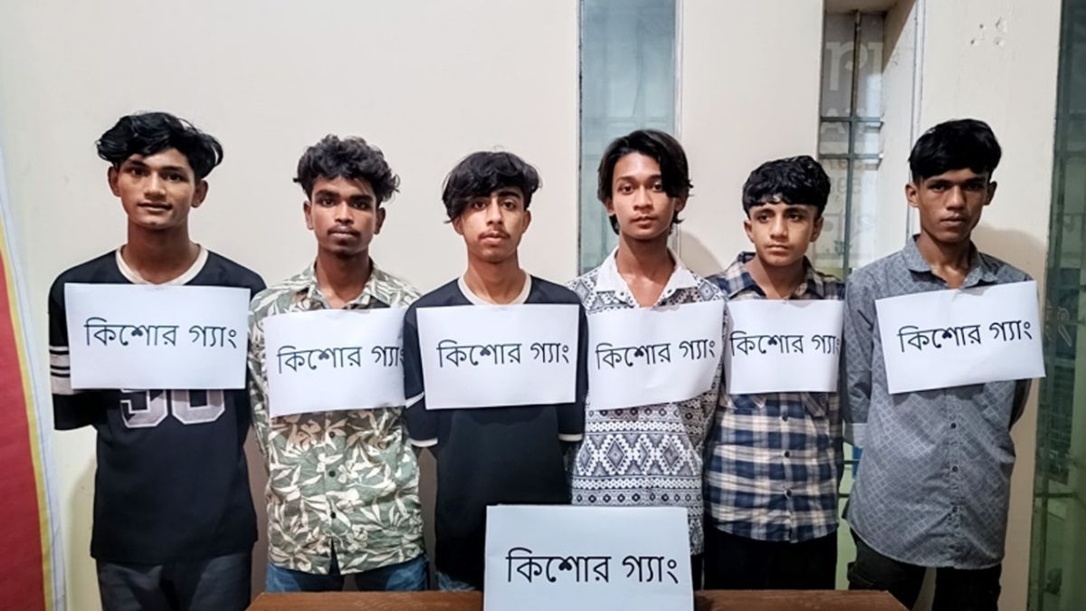 চাঁদপুরে কিশোর গ্যাংয়ের ৬ সদস্য গ্রেপ্তার
