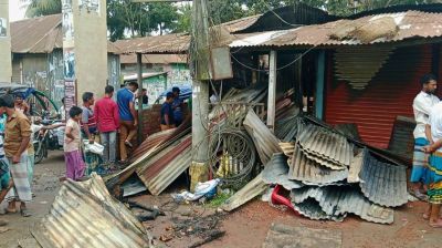 শ্রীবরদীতে ভয়াবহ অগ্নিকাণ্ড, ভস্মীভূত তিন ব্যবসা প্রতিষ্ঠান