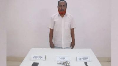 কুমিল্লায় বিদেশি পিস্তলসহ বিএনপি নেতা গ্রেপ্তার