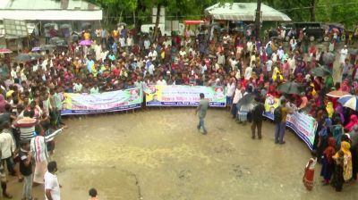 ভোলায় বিএনপি নেতার বহিষ্কারাদেশ প্রত্যাহারের দাবিতে বিক্ষোভ