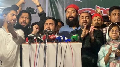 এবারের লক্ষ্য নতুন সংবিধান উপহার দেওয়া : নাহিদ
