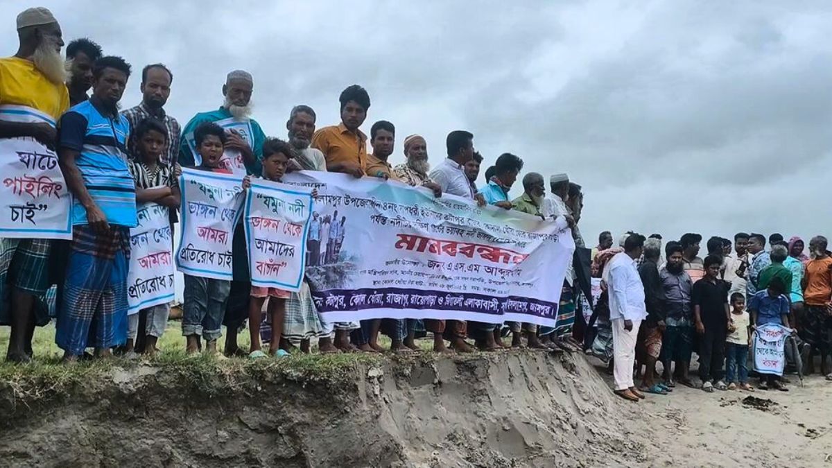 ইসলামপুরে নদীভাঙন রোধে অবিলম্বে ব্যবস্থা নেওয়ার দাবি