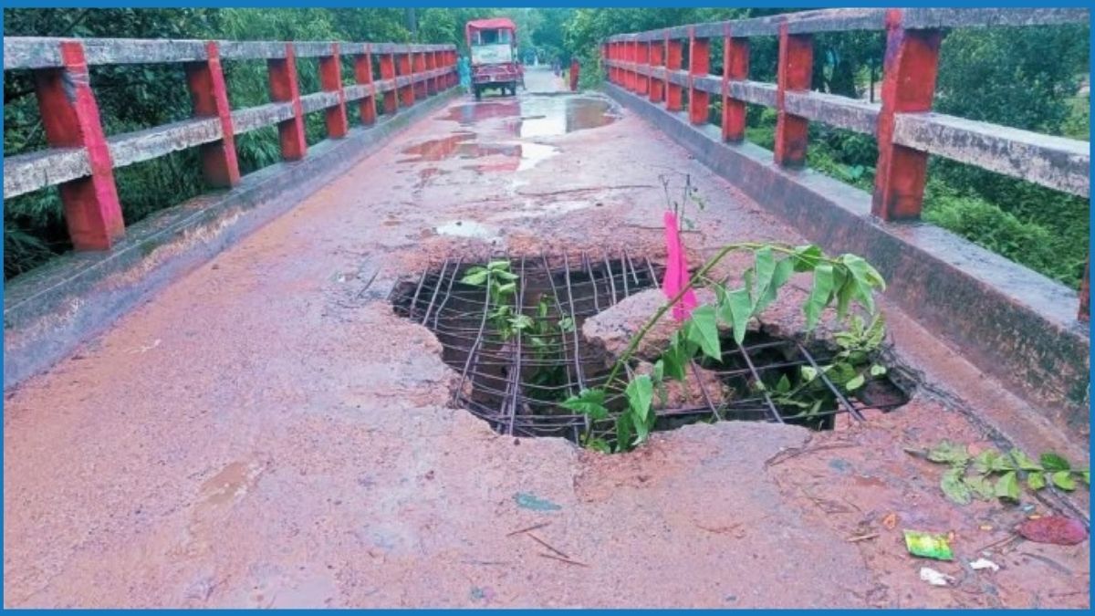 সুনামগঞ্জের সেতু যেন ‘মরণ ফাঁদ’