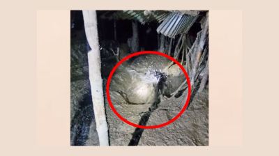 সিলেটে নলকূপের পাইপ দিয়ে বেরোচ্ছে ‘গ্যাস’