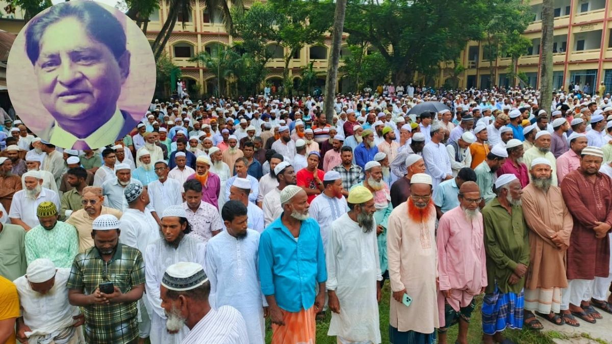 সিরাজগঞ্জে সাবেক এমপি মান্নান তালুকদারের জানাজায় জনতার ঢল