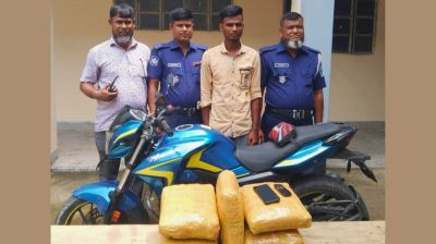 রংপুরে ২৩ কেজি গাঁজাসহ যুবক আটক