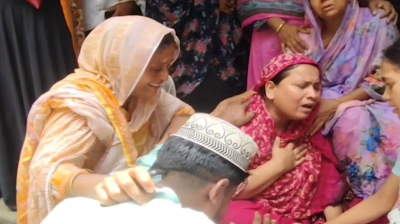 মাইলস্টোন দুর্ঘটনায় গাজীপুরে সায়মার গ্রামের বাড়িতে চলছে শোক