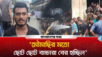 ‘মৌমাছির মতো ছোট ছোট বাচ্চারা বের হচ্ছিল’ : হৃদয়বিদারক বর্ণনা
