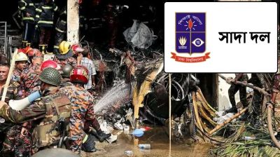 উত্তরার বিমান দুর্ঘটনায় ঢাবি সাদা দলের শোকবার্তা