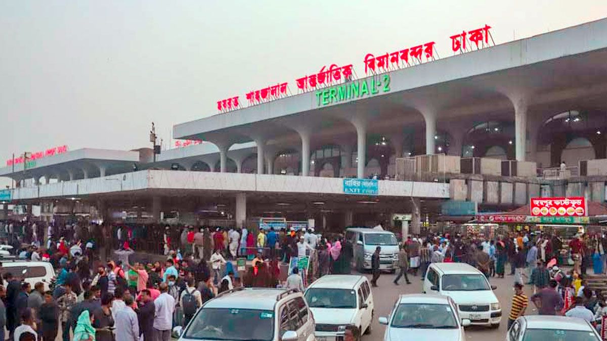 শাহজালাল বিমানবন্দরে যাত্রীর সঙ্গে ২ জনের বেশি না ঢুকার নির্দেশনা