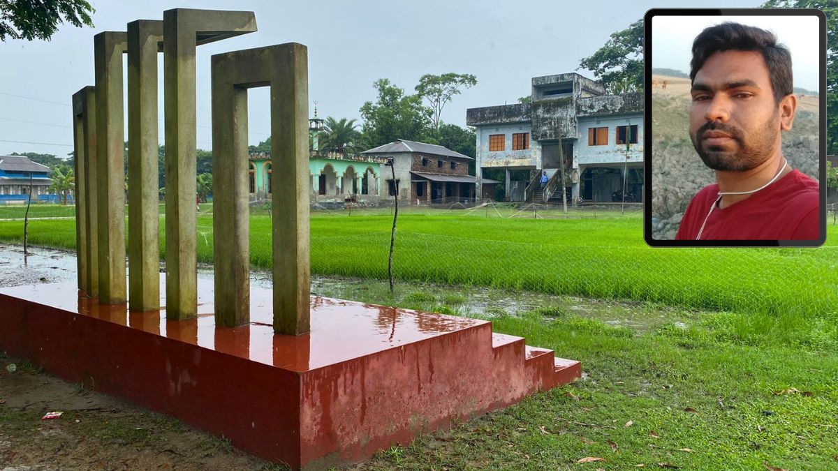 মাদ্রাসার মাঠ দখল করে ইউপি সদস্যর বীজতলা, শিক্ষার্থীদের খেলাধুলা বন্ধ