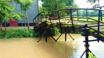 রাজাপুরে আয়রন ব্রিজে ‘মৃত্যুফাঁদ’, আতঙ্কে শতাধিক পরিবার