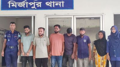 টাঙ্গাইলে স্বামীকে অপহরণ করে মুক্তিপণ দাবি দ্বিতীয় স্ত্রীর, গ্রেপ্তার ৬