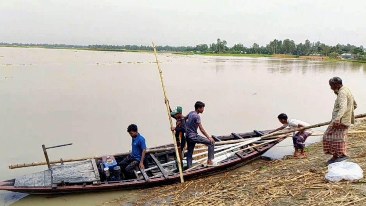 তিস্তায় পানি বাড়ছে, নিম্নাঞ্চলে প্লাবন