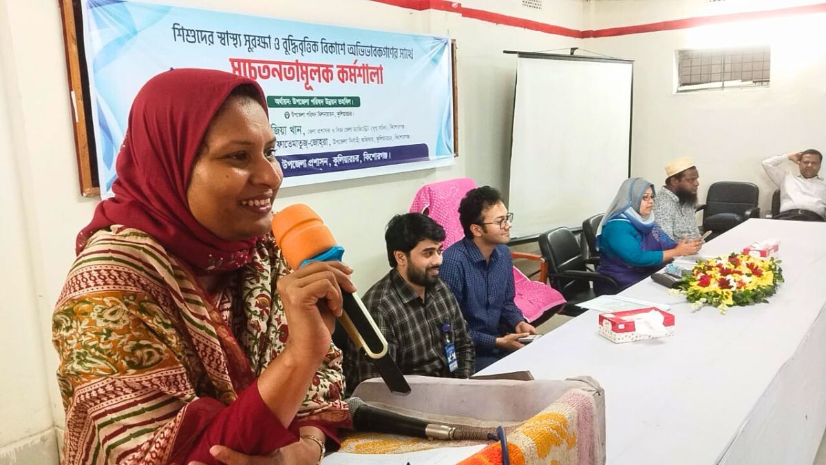 শিশুদের প্রতি যত্নবান হতে অভিভাবকদের প্রতি কিশোরগঞ্জের ডিসির আহ্বান