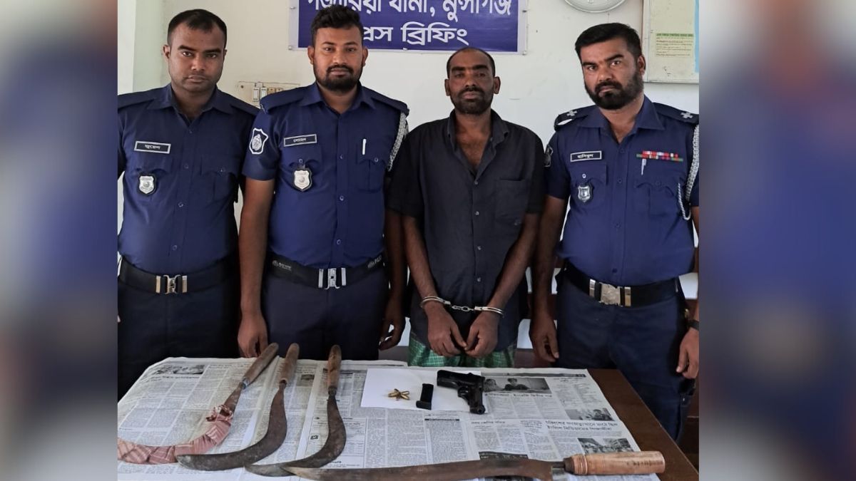 গজারিয়ায় শুটার মান্নান হত্যা মামলার পলাতক আসামি গ্রেপ্তার