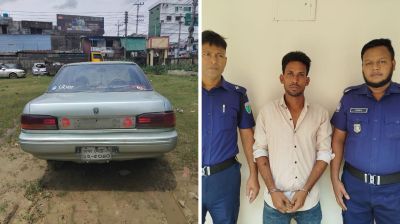 কুলাউড়ায় প্রাইভেটকার চুরির মামলায় আটক এক, অভিযান চলছে