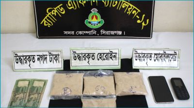 সিরাজগঞ্জে হেরোইনসহ নারী মাদক কারবারি গ্রেপ্তার