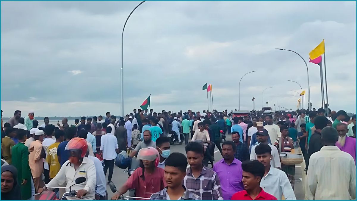 গাইবান্ধায় মওলানা ভাসানী সেতুর যাত্রা শুরু