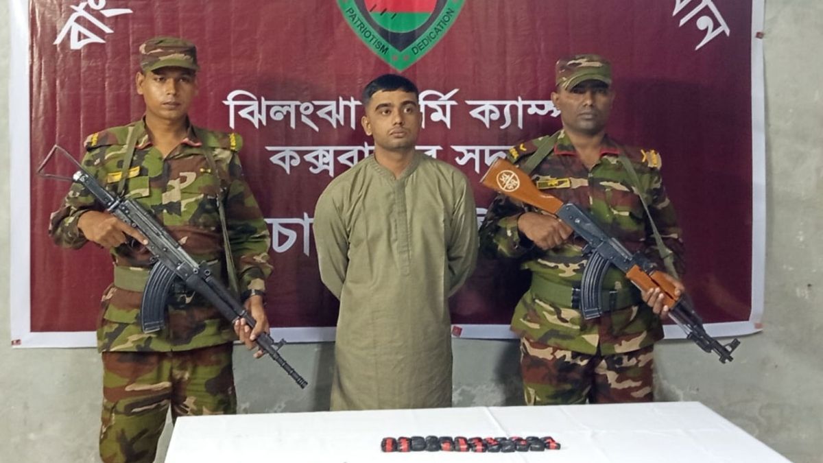 অভিনব কায়দায় ইয়াবা পাচার, সেনাবাহিনীর হাতে রোহিঙ্গা যুবক আটক