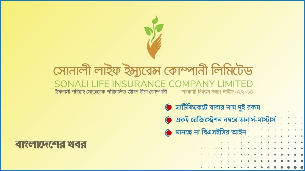 জাল সনদধারী সিইও দিয়ে চলছে সোনালী লাইফ, বাড়ছে তহবিল ঘাটতি