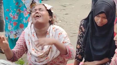 গাজীপুরে পুকুরের পানিতে ডুবে দুই শিশুর মৃত্যু থামছেনা বাবা-মায়ের কান্না