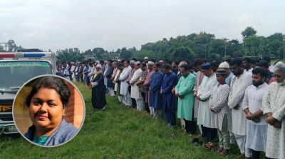 জাবি শিক্ষক জান্নাতুলের জানাজা সম্পন্ন