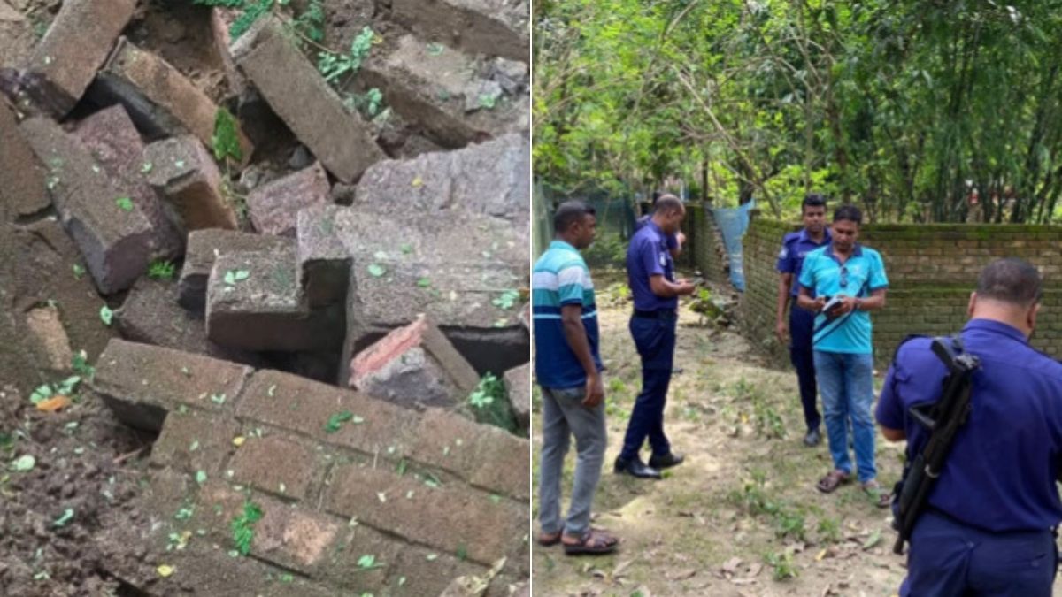 চাঁপাইনবাবগঞ্জে কবরস্থানে ৫০ ককটেল বিস্ফোরণে আতঙ্ক