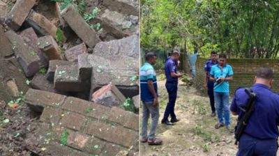 চাঁপাইনবাবগঞ্জে কবরস্থানে ৫০ ককটেল বিস্ফোরণে আতঙ্ক