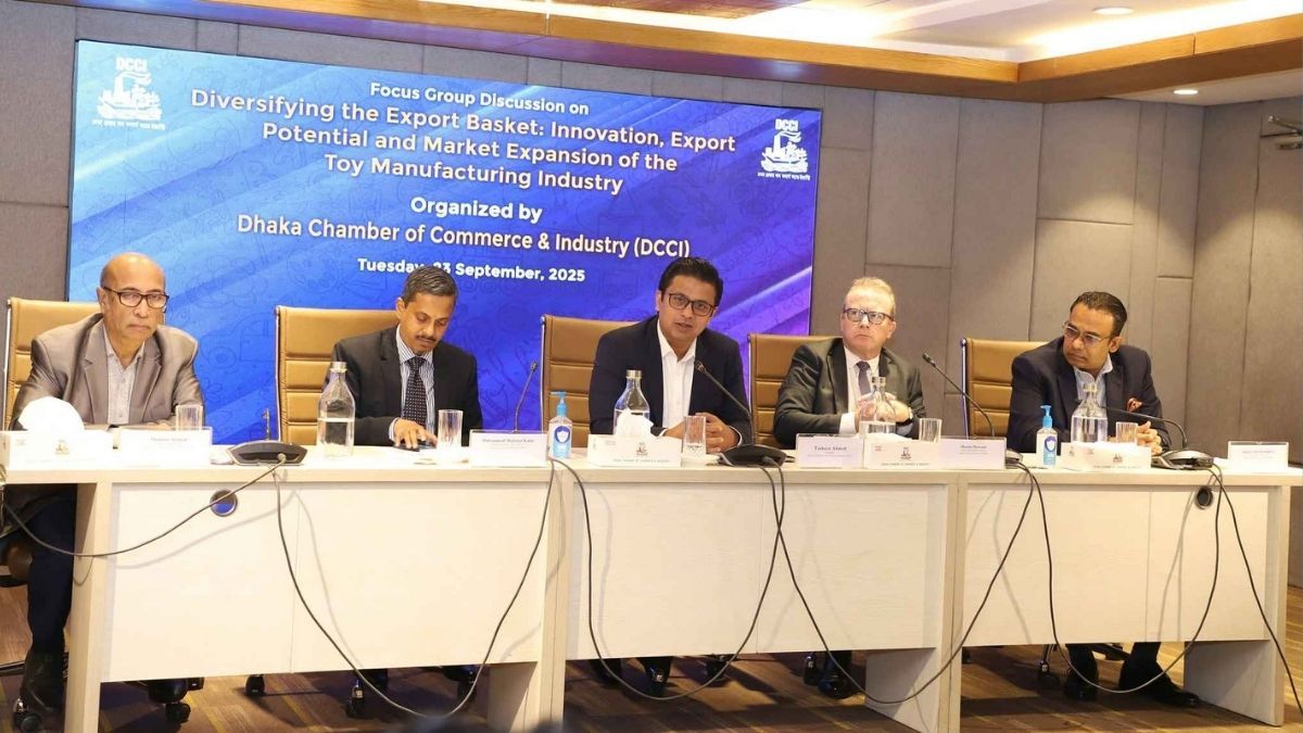 খেলনা শিল্প রপ্তানি বৃদ্ধিতে সুনির্দিষ্ট নীতিমালা প্রণয়নে ডিসিসিআই’র আহ্বান