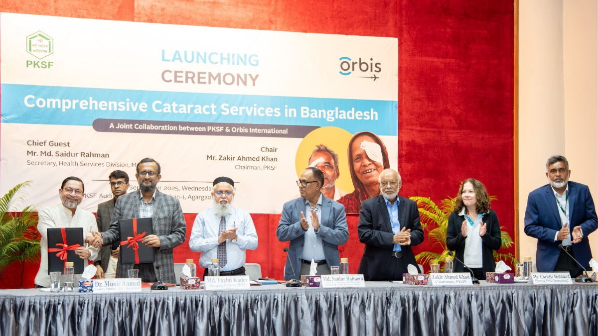 ১০ লাখ মানুষের চক্ষু পরীক্ষা ও ১ লাখ ছানি অপারেশনের উদ্যোগ