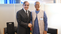 নিউইয়র্কে প্রধান উপদেষ্টার সঙ্গে বৈঠক করলেন পাকিস্তানের প্রধানমন্ত্রী