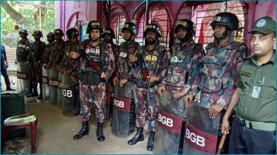 ২৮৫৭ পূজামণ্ডপে বিজিবির নিরাপত্তায় বলয়