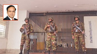 হাজী সেলিমের বাসায় যৌথবাহিনীর অভিযান