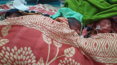 নাটোরে একসঙ্গে ৫ সন্তানের জন্ম, বেঁচে আছে ৩ জন
