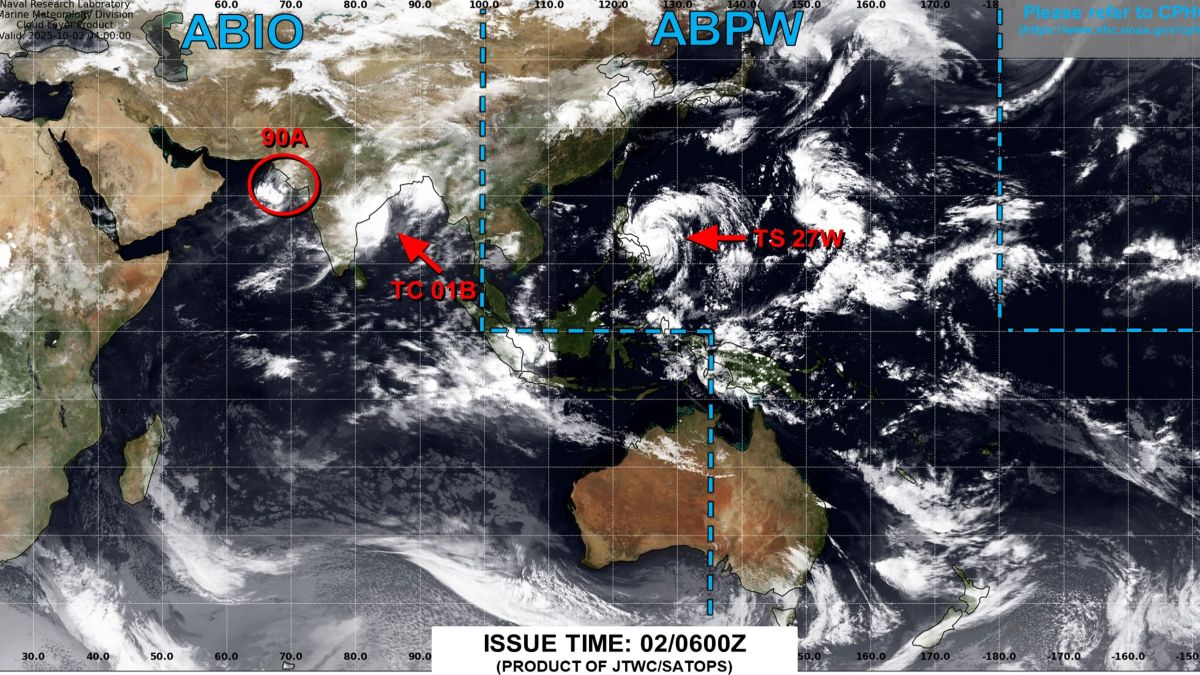 বঙ্গোপসাগরে ঘূর্ণিঝড় ‘শক্তি’ সৃষ্টি  : জেটিডব্লিউসি