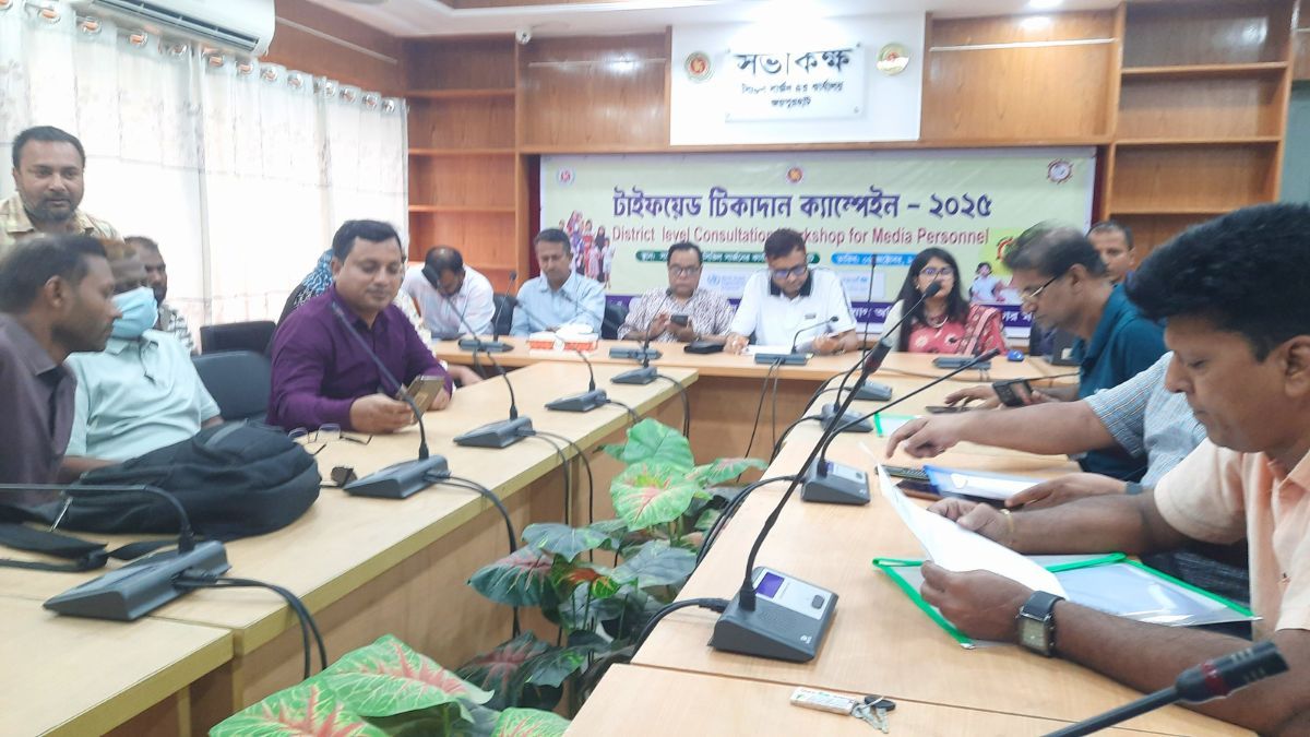 জয়পুরহাটে টাইফয়েড টিকাদান ক্যাম্পেইন শুরু ১২ অক্টোবর