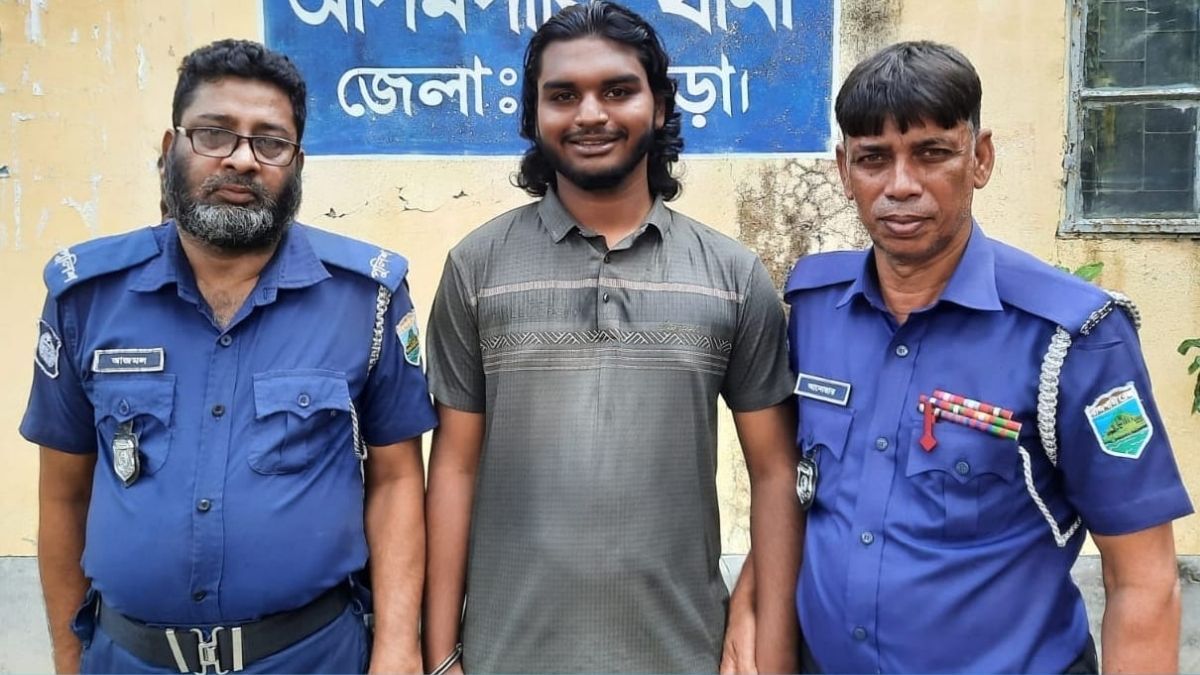 বগুড়ায় ছাত্রলীগ নেতা আলিফ গ্রেপ্তার
