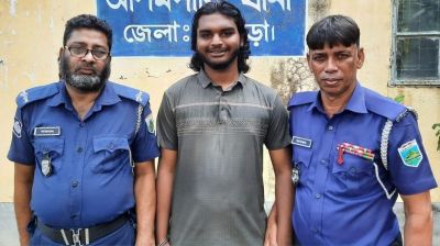 বগুড়ায় ছাত্রলীগ নেতা আলিফ গ্রেপ্তার
