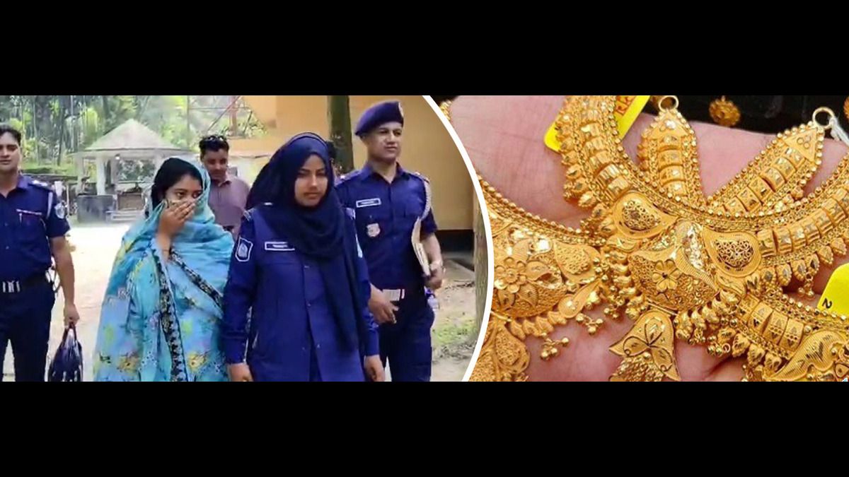 নানিকে হত্যা করে গহনা লুটের অভিযোগে আটক নাতনি
