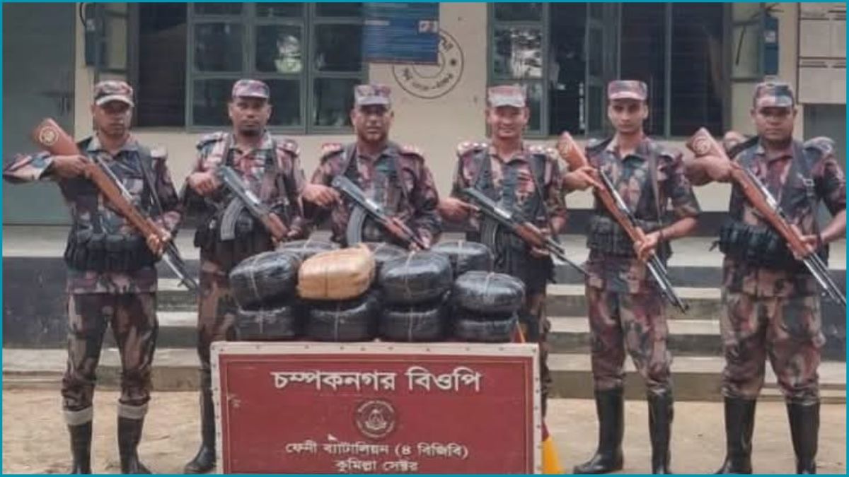 ফেনী ছাগলনাইয়ায় ৪০ কেজি গাঁজা জব্দ