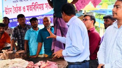 কালীগঞ্জে অ্যানথ্রাক্স প্রতিরোধে উঠান বৈঠক