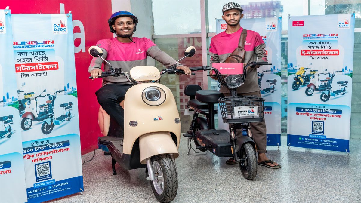 রাইডারদের মাসিক কিস্তিতে ই-বাইক দেবে ফুডপ্যান্ডা