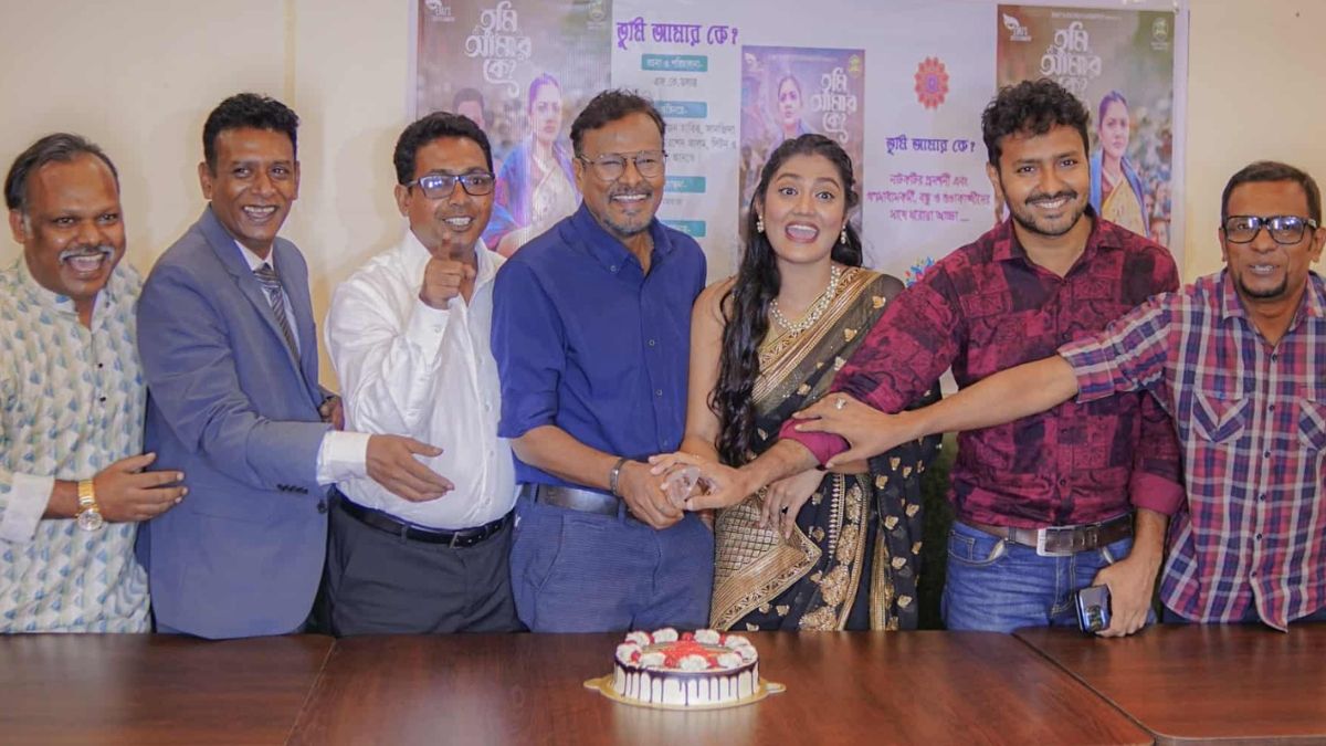 প্রথমবার নিজেদের নাটক নিয়ে সংবাদ সম্মেলনে ইমু শিকদার ও ডলার