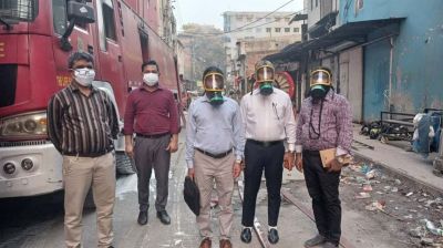 রূপনগর অগ্নিকাণ্ড : বিশেষজ্ঞ টিমের ঘটনাস্থল পরিদর্শন
