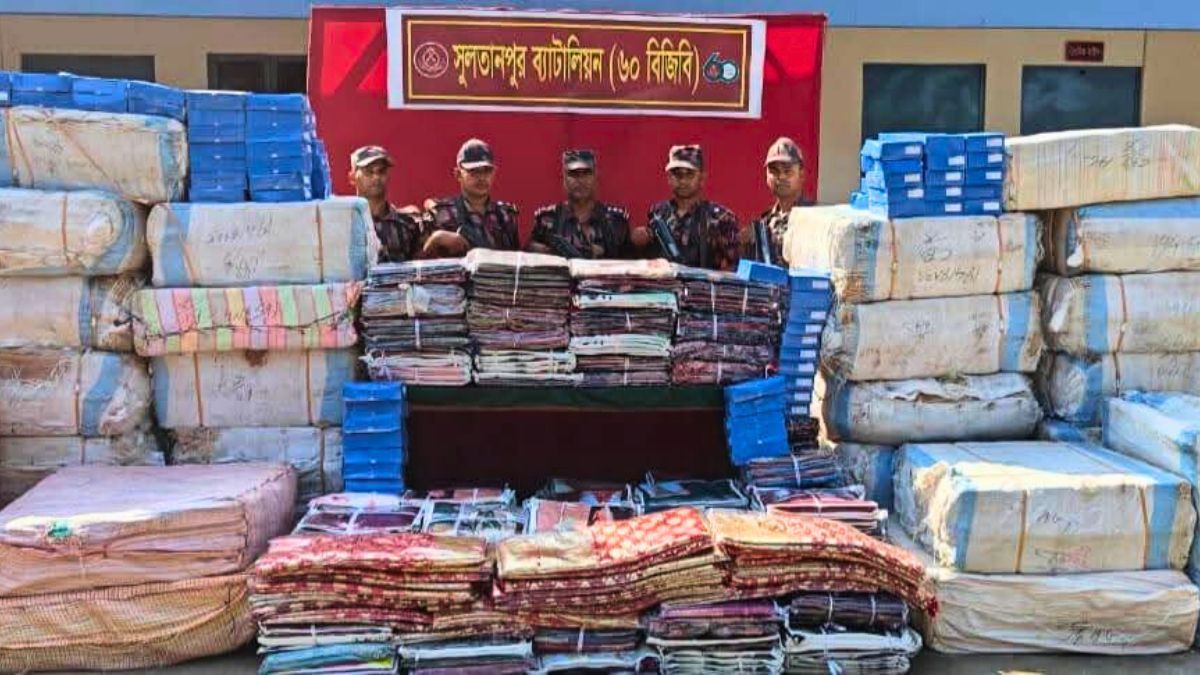 কুমিল্লার বুড়িচংয়ে ৫ কোটি ৭০ লাখ টাকার ভারতীয় পণ্য জব্দ