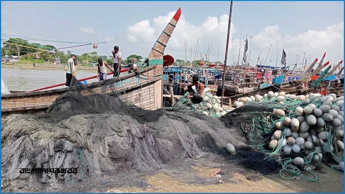 নিষেধাজ্ঞা শেষে রাতেই ইলিশ শিকারে নামতে প্রস্তুত জেলেরা