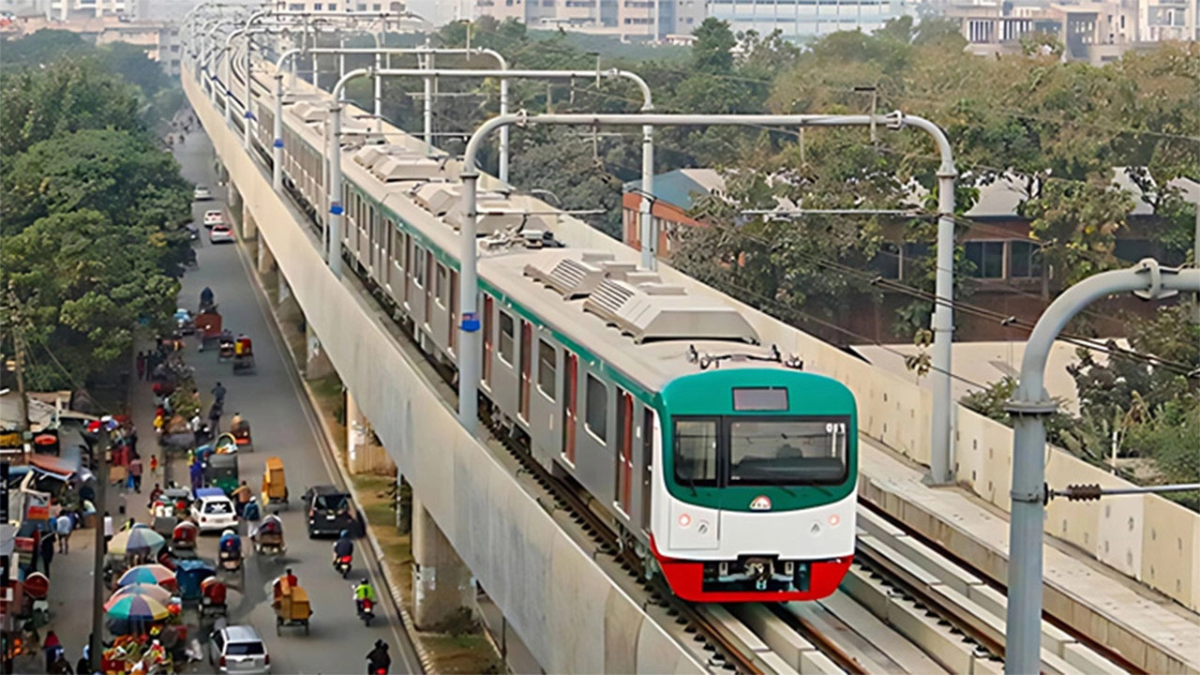২৩ ঘণ্টা পর সব রুটে মেট্রোরেল চলা শুরু